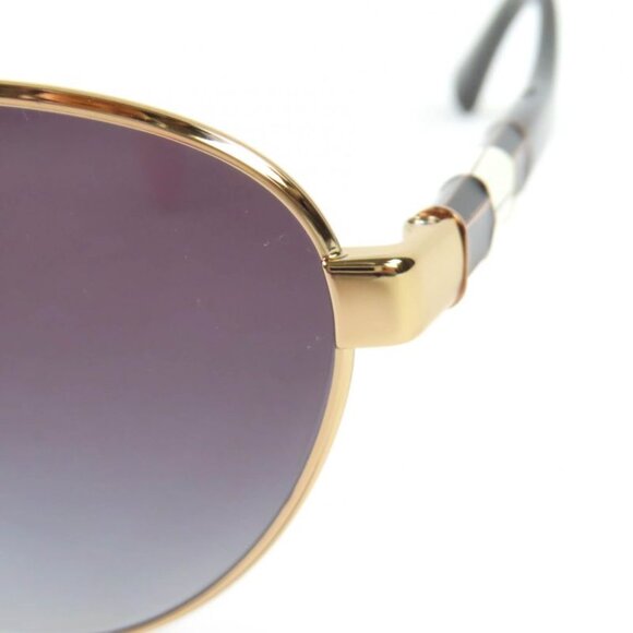 Bvlgari Serpenti 6155 Boston Frame Sunglasses Black Gold 5518 140 Demo Lens main image 12